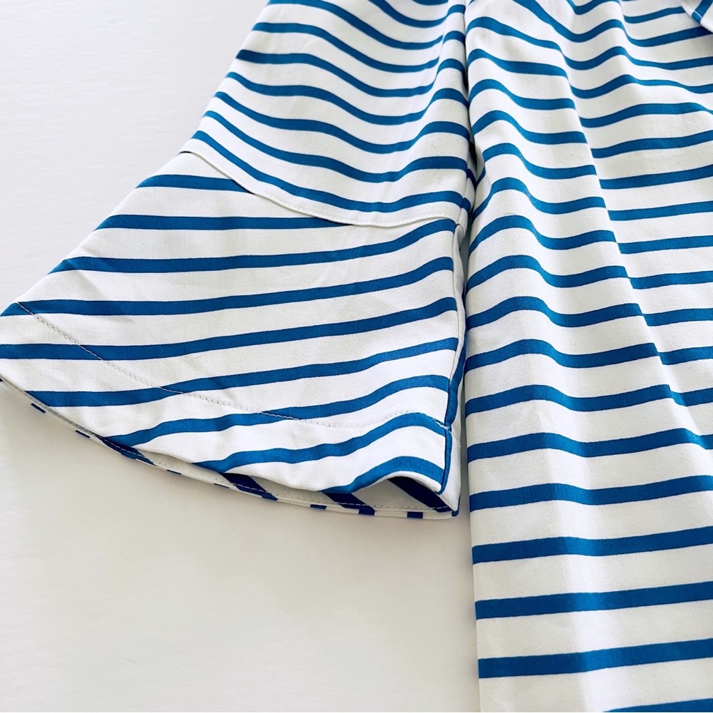 Draper James Sailor Stripe Ruffle Shift Dress - Picture 6 of 11